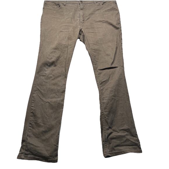 Levis 511 Men’s Jeans 40x32 Green Slim Straight Distressed Denim Vintage (245) - Picture 2 of 7